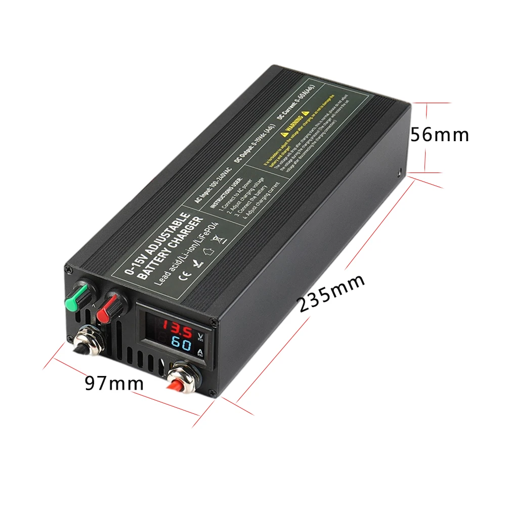 12V 60A LiFePO4 Battery Charger