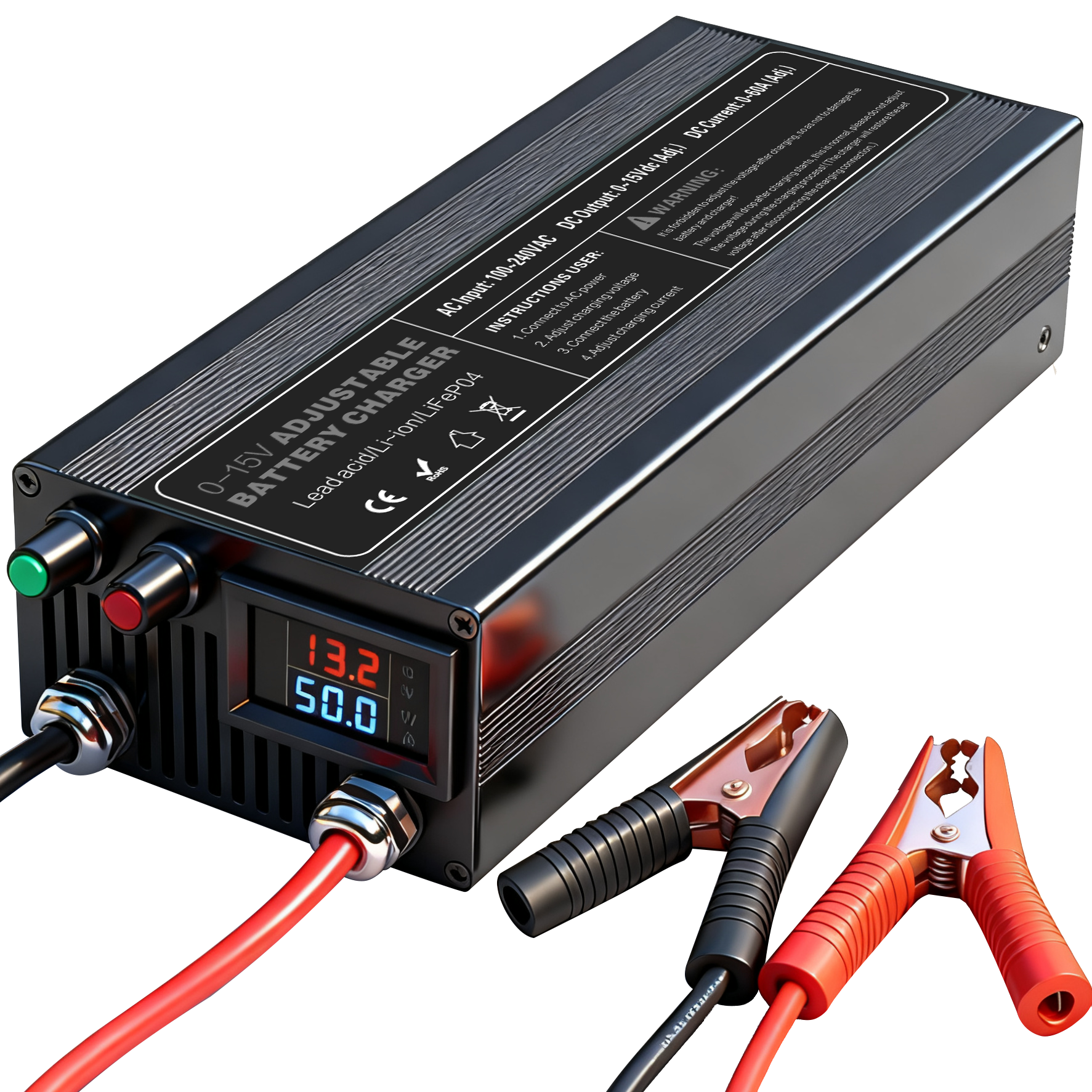 12V Battery Charger & Power Adapter