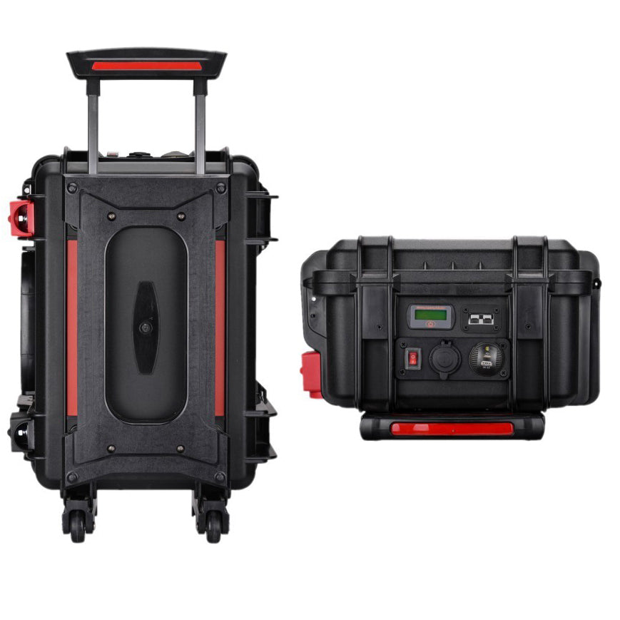 36V 100AH Lifepo4 Battery Pack 36V100ah Large Capacity Rechargeable Solar Cell Battery for Camping with BMS Trolley Case Battery