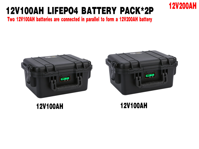 Parallel/Series Lifepo4 Battery Pack 100Ah 200Ah 300Ah 400Ah 12V/24V/36/48V Power Supply for family as reservationMotor Battery Power