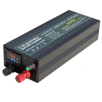 12V 60A 85A Smart Fast High Power Battery Charger with Input Voltage 100V-240V for Large Capacity Lifepo4 Lithium Battery