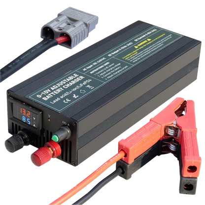 12V 60A 85A Smart Fast High Power Battery Charger with Input Voltage 100V-240V for Large Capacity Lifepo4 Lithium Battery