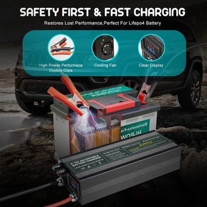 12V 60A LiFePO4 Battery Charger