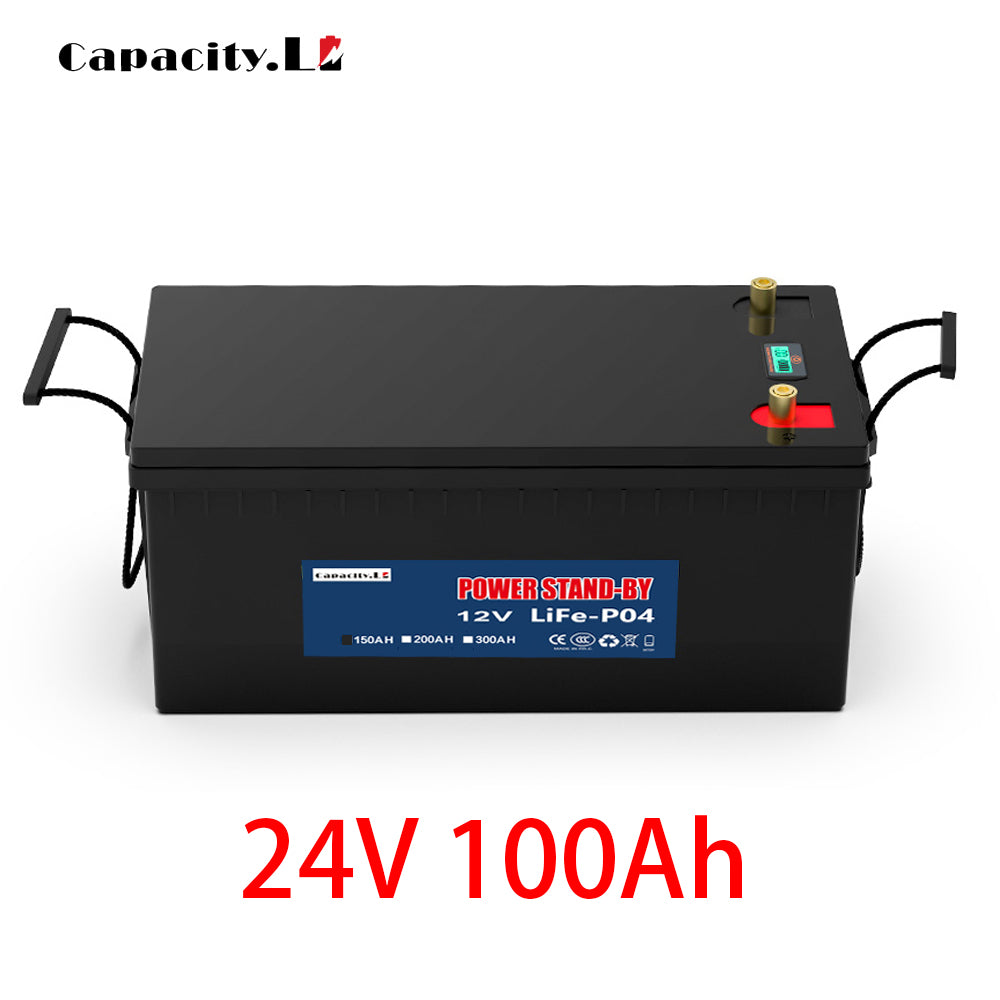 12V 300AH Solar battery lifepo4 battery pack 320ah lithium rechargeable battery 350ah with Bluetooth BMS RV waterproof  inverter