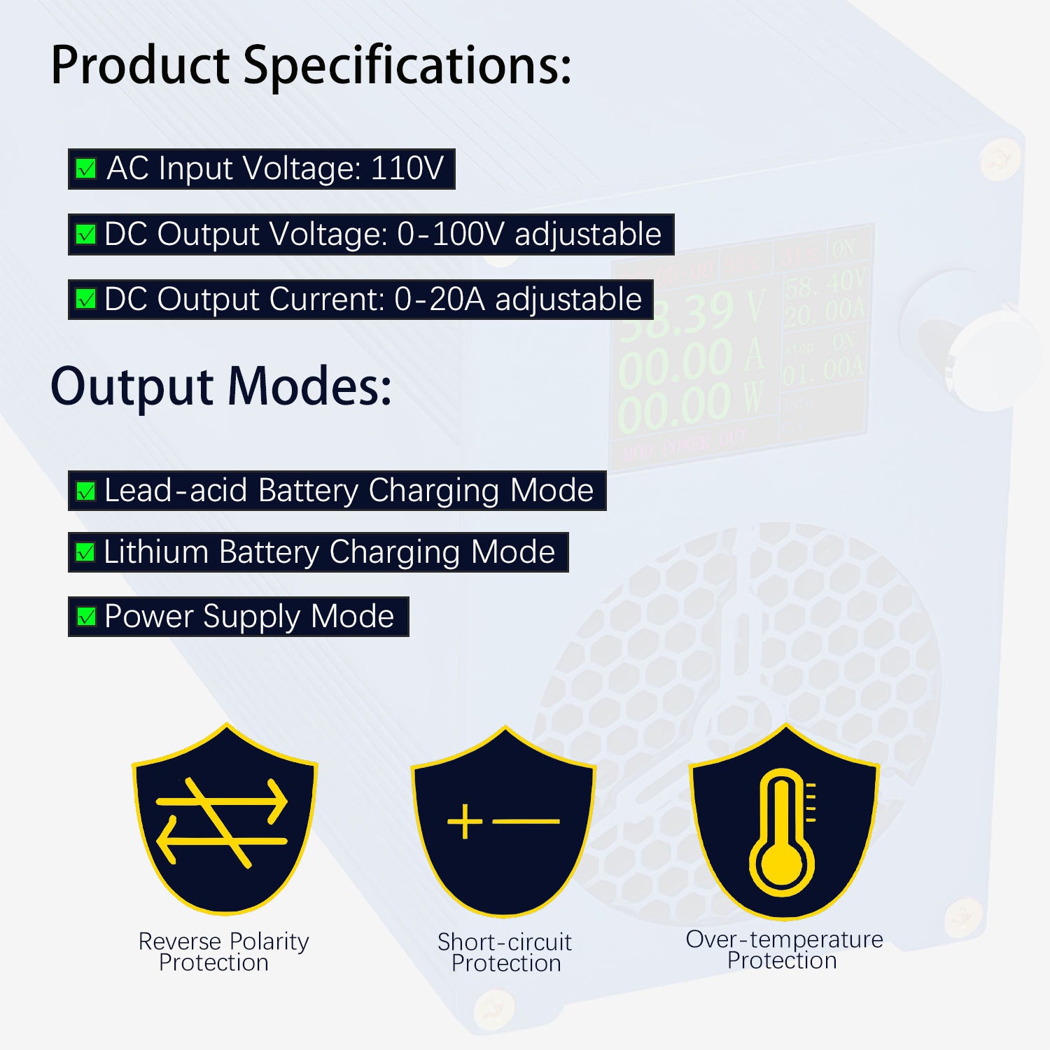 Battery Charger & Power Adaper