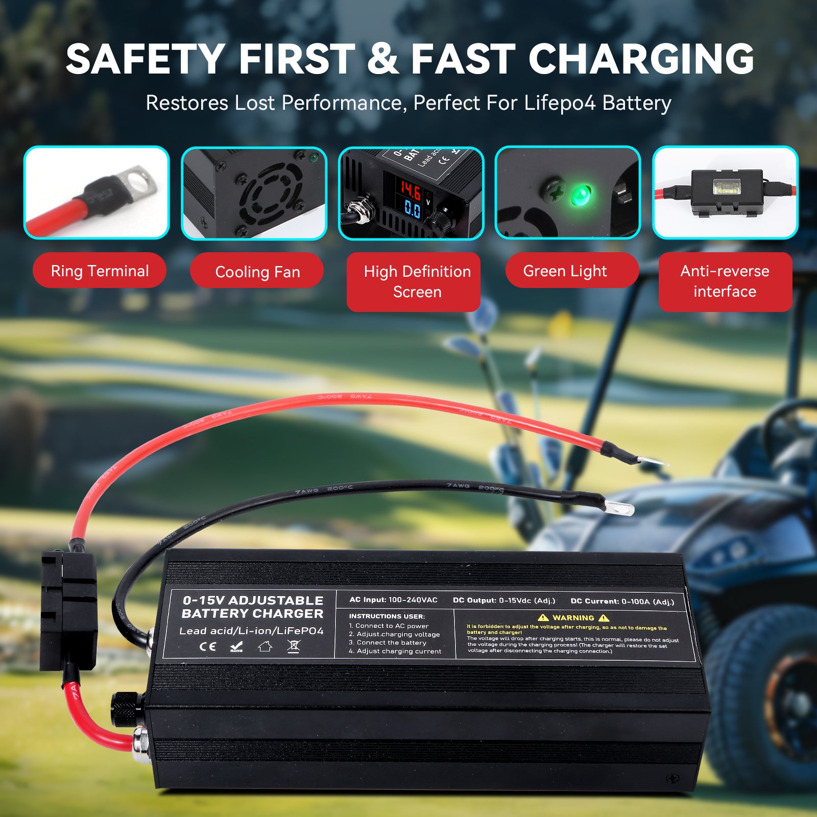 12V Battery Charger & Power Supply