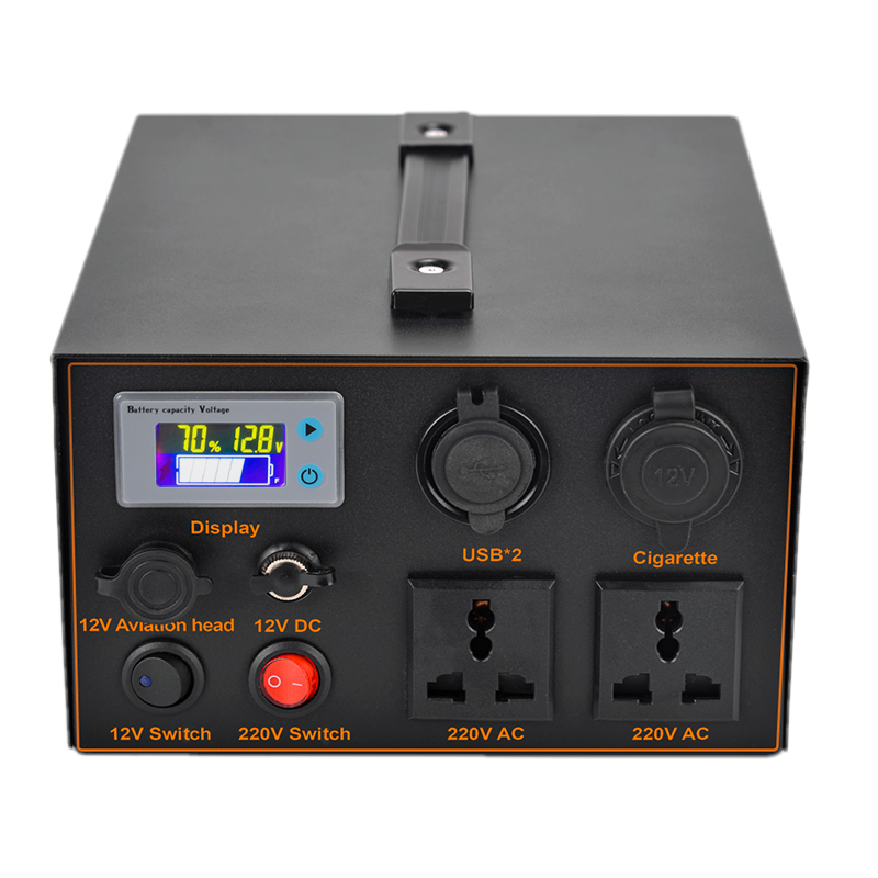 500W Portable LiFePO4 Power Station - Pure Sine Wave 220V/110V for Camping & Backup Power