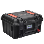 12V 100Ah LiFePO4 Battery Pack - Waterproof Suitcase Style with Built-in BMS for RV