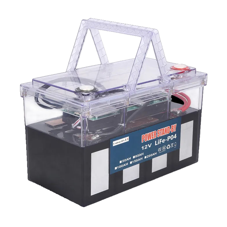 12V 100Ah LiFePO4 Battery Pack - IP67 Waterproof Portable Deep Cycle for Outdoor Use