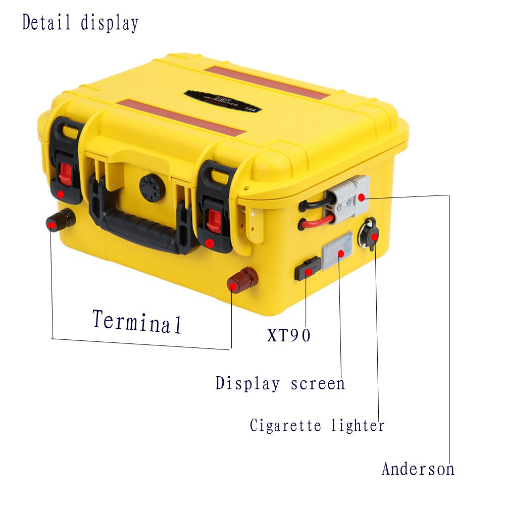 For Outdoor Work 250Ah 300Ah LiFePO4 Battery With 12.8V USD/DC/XT90 Interface Indoor Storage Battery 300Ah (Parallel 4S1P)