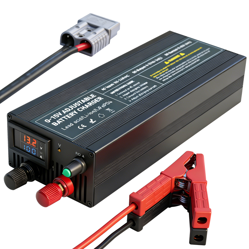 12V 20A/30A/60A/85A/100A Smart Battery Charger - Fast Charger for LiFePO4